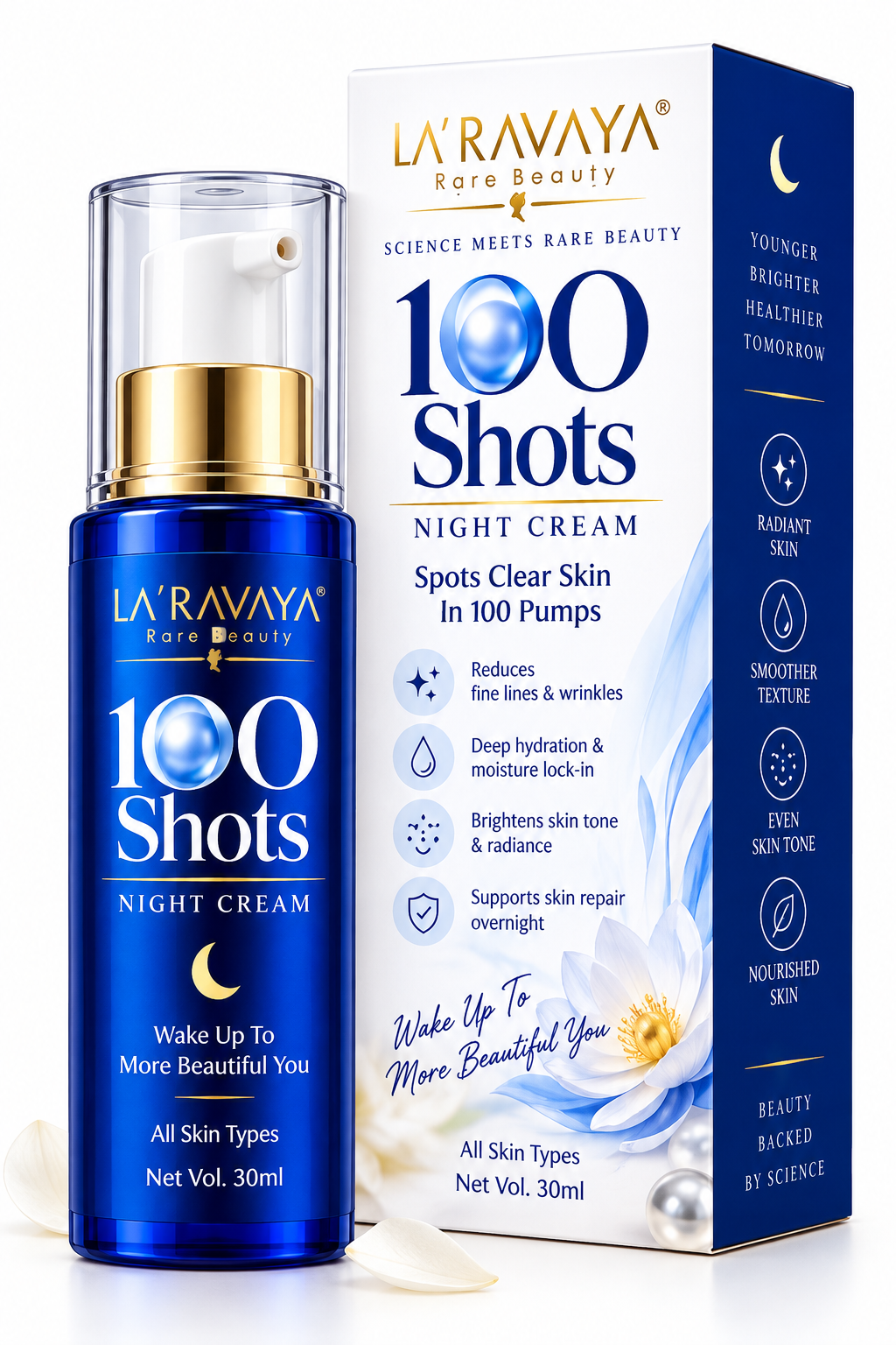 LA’RAVAYA 100 Shots Night Cream