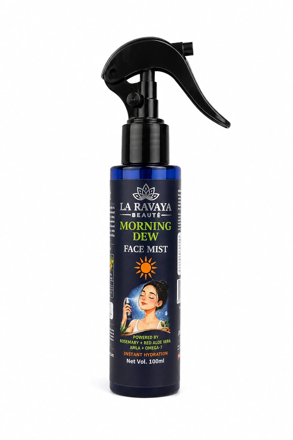 La Ravaya Morning Dew Face Mist with Rosemary, Aloe Vera & Amla | Instant Hydration & Refreshing Glow