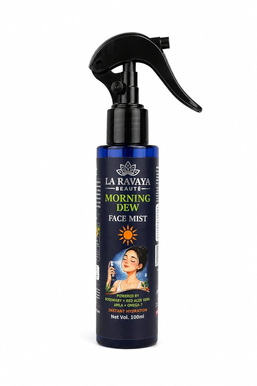 La Ravaya Morning Dew Face Mist with Rosemary, Aloe Vera & Amla | Instant Hydration & Refreshing Glow