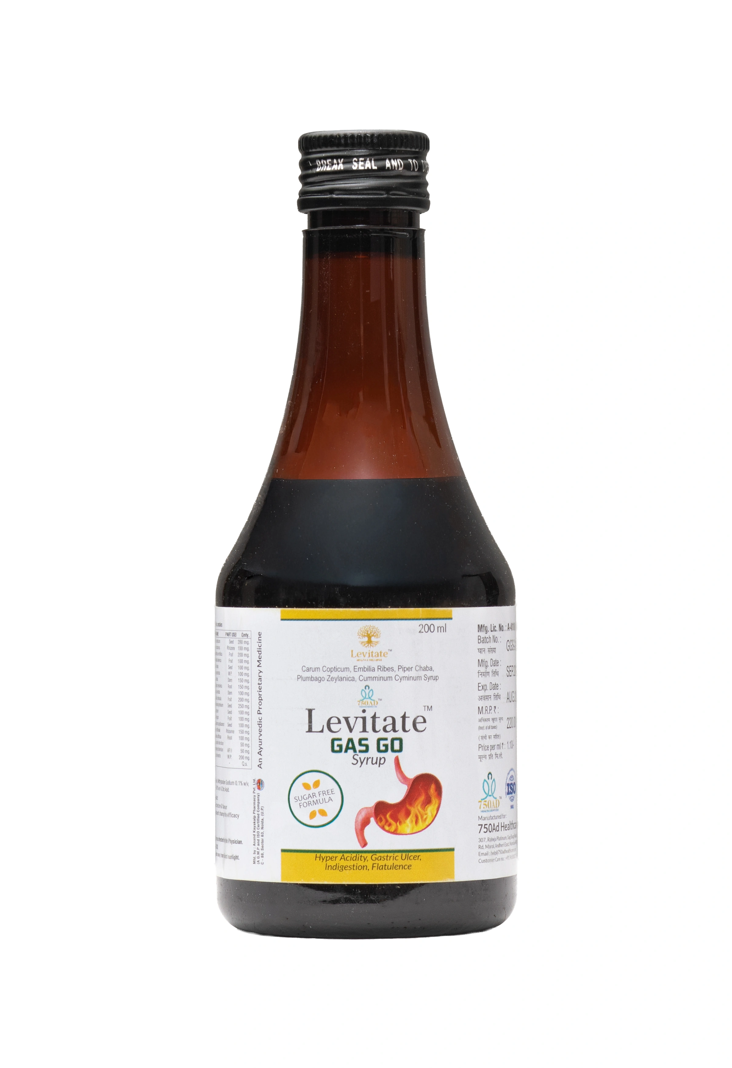 Levitate GAS GO Syrup