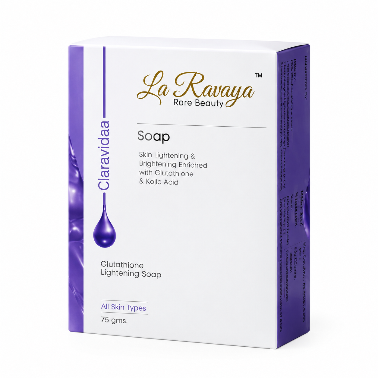 La Ravaya Claravidaa Glutathione Lightning Soap