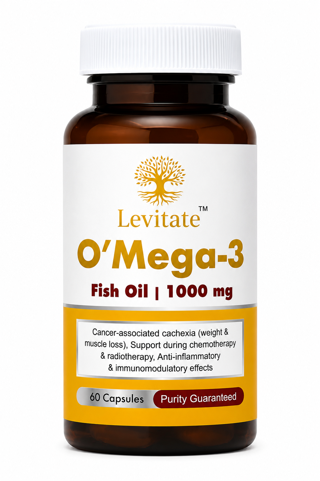 Levitate O'Mega-3 Fish Oil 1000 mg