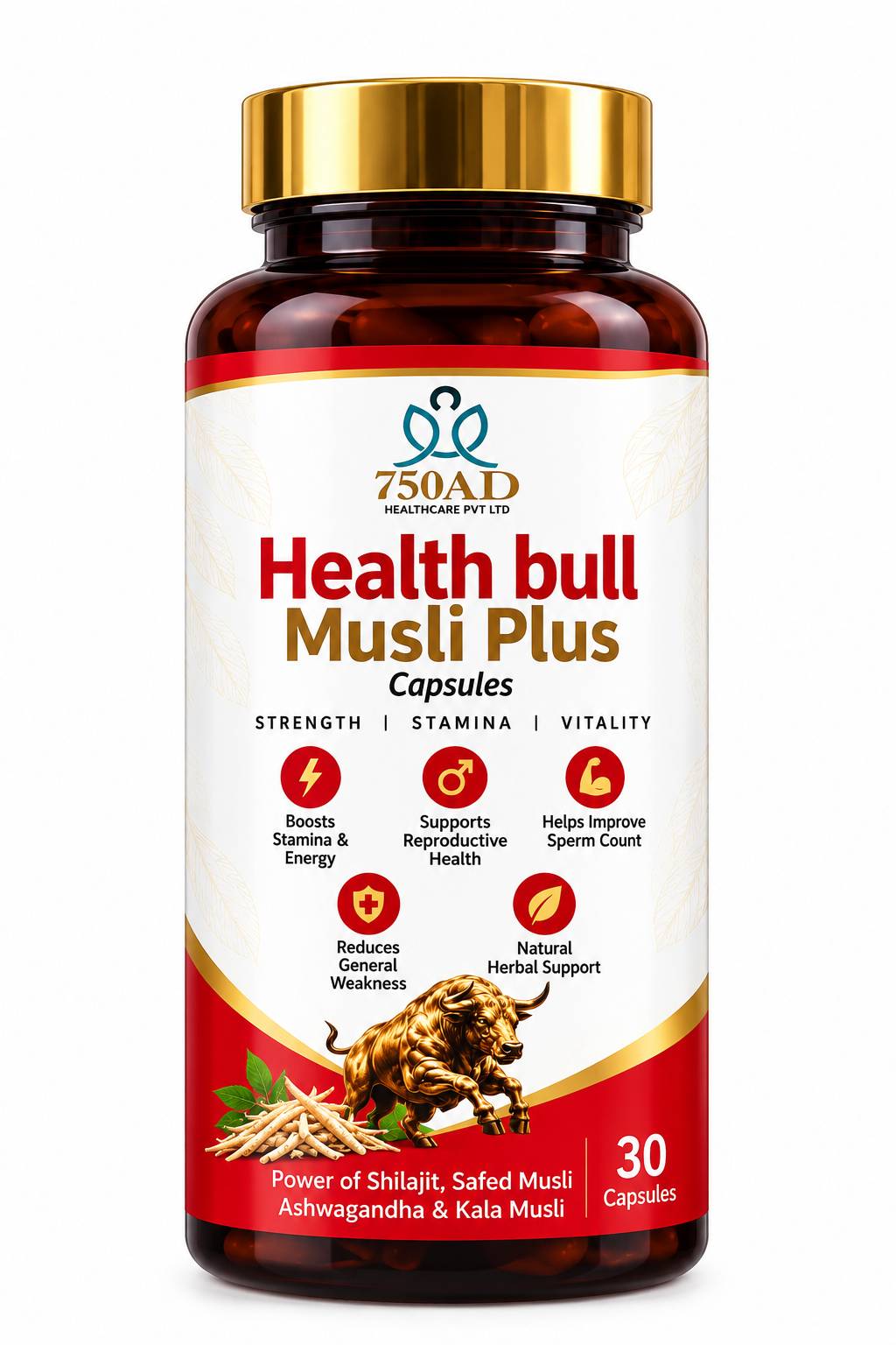 Health Bull Musli Plus Capsules
