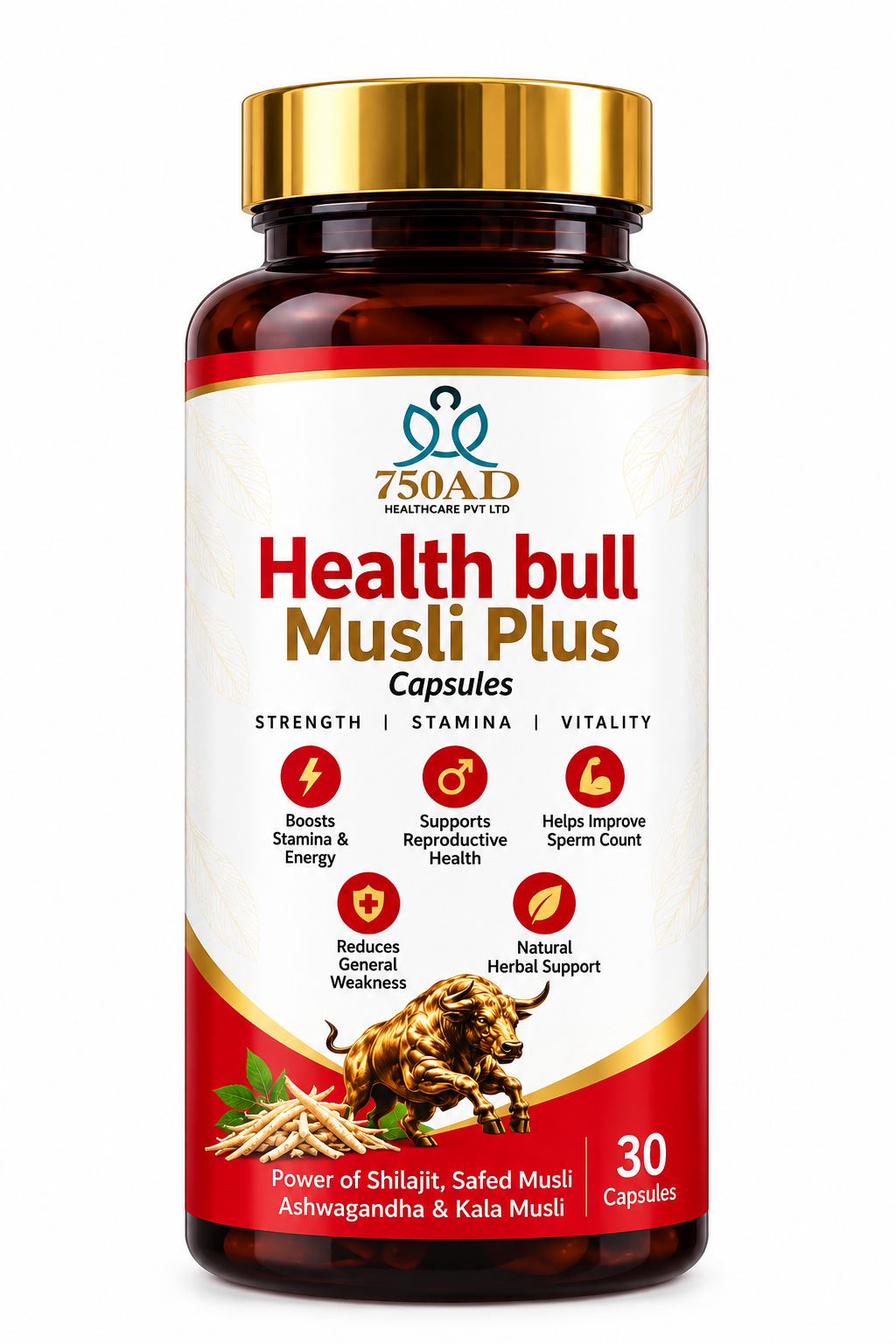 Health Bull Musli Plus Capsules
